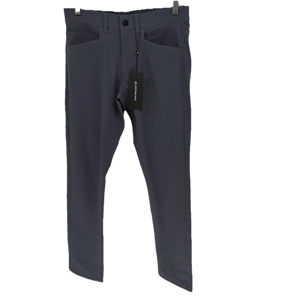 New Western Rise Evolution Pant Mens Gray Slim Lightweight Stretch Men 28X32